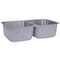Nantucket Sinks 32.5 Inch Double Bowl Equal Undermount Stainless Steel Kitchen Sink, 16 Gauge NS10i-16 - alternate 4